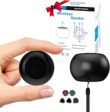 2 Mini Speakers, 3W Portable Small Wireless Speaker with Lanyard, Water Resistan