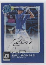 2016 Panini Donruss Optic Blue 24/75 Adalberto Mondesi Raul #RR-RM Auto 0s55