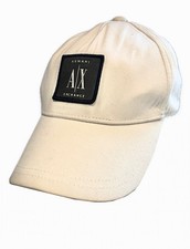 Gorra de béisbol blanca Armani Exchange talla única