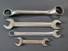 Vintage 1940s Blue Point - Open Box And Combination Wrenches 4 Piece Set Vintage 1940s Blue Point - Open Box And Combination Wrenches 4 Piece Set