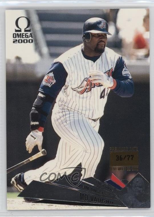 2000 Pacific Omega Premiere Date /77 Mo Vaughn #5 7v7