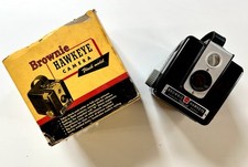 Vintage Kodak Hawkeye Brownie 620 Film Camera Flash Model - In Original Box