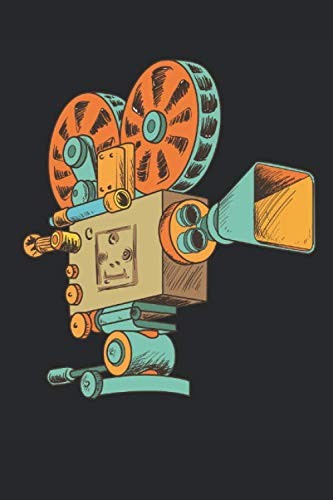 Retro Vintage Filmkamera Notizbuch: A5 120 Seiten-image