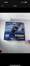 ICOM IC-M34 Floating VHF Marine Radio Transceiver & Accessories New in Box