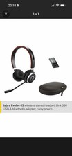 Image of Jabra Evolve 65 UC Stereo Wireless Bluetooth Headset Black – Opened