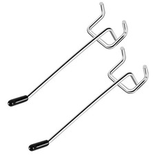 Pegboard Hooks, 25 Pack 4 inch Peg Board Hooks for Hanging, Fit 1/8" Metal Pe...