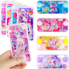 8 Pieces Handheld Water Games Water Toss Ring Game Handheld Water Ring Toy for K