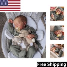 Lifelike 20-Inch Reborn Baby Boy Doll with Accessories – Ideal Gift for 3+