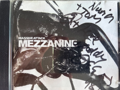 Massive Attack:  Mezzanine CD Signed By Daddy G