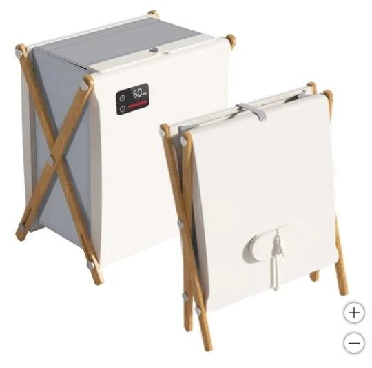 Calentador de Toallas Homedics Gris Gris XL Luxe Edición Spa Temporizador TW-150 60 Min Apagado Foto 3 de 4