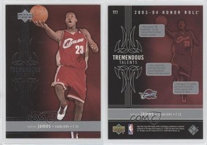 2003-04 Upper Deck Honor Roll Tremendous Talents LeBron James #TT7 Rookie RC