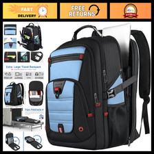 52L Extra Large Travel Backpack, Fits 17.3" Laptops, Water Resistant, Anti-Theft