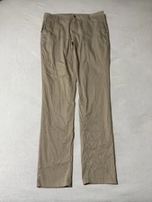 Birddogs Pants Mens 35x34 Beige Lined Stretch Tapered Nylon Bird Dogs