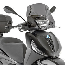 GIVI 5621S CUPOLINO FUME' PER PIAGGIO BEVERLY 300 400 HPE