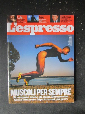 ESPRESSO 7 2003 NAOMI KLEIN LULA BERLUSCONI [SC13]