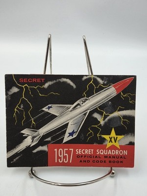 VTG 1957 Cap. Midnight Secret Squadron Official Manual & Code Book XV, Code 3