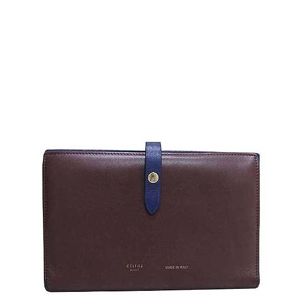 Celine Multi-Function Long Wallet in Calfskin Bur… - image 2