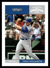 2004 Donruss Team Heroes #430 Frank Catalanotto Toronto Blue Jays