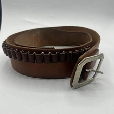 VTG Hunter Company 158 XLG Large Brown Leather Ammo Cartridge Belt 25 Cartridge