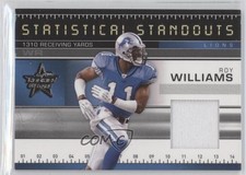 2007 Leaf Rookies & Stars Statistical Standouts Materials /250 Roy Williams 0q4