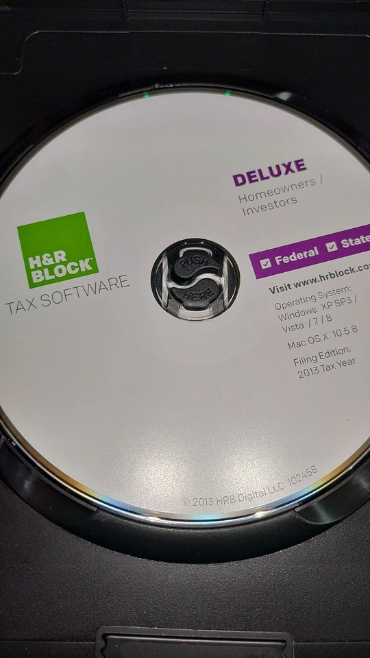 {H&R Block} Tax Software (2013)- Deluxe Edition - Image 3 of 4