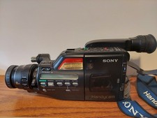 Sony Handycam Video8 8mm CCD-F401 8X Zoom Camcorder Bundle - Not Working AS IS