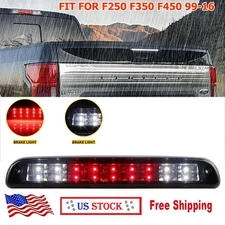 LED Third 3rd Brake Light Black For 99-16 Ford F250 F350 F450 Super Duty Cargo