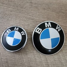 01-06 Bmw 325ci 330ci M3 Rear Front Emblem Badge Symbol Logo 2 Set