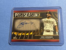 Eric Hosmer 2021 Topps Postseason Performance Auto Red 06/25 Padres History 🔥