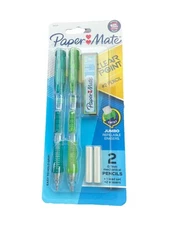 Paper Mate Clear Point Mechanical Pencils, 0.7mm, #2, Fashion Barrels, 2 Count