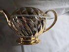 VINTAGE SADLER GOLD SWIRLED and CREAM TEAPOT WITH LID #1601 E Made In England — photo 5
