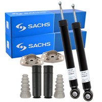 2X Sachs StoßDäMpfer + Service-Kit + Domlager Satz Hinten FüR VW Touran Cross