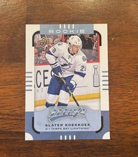 2015-16 Upper Deck MVP #176 Slater Koekkoek Tampa Bay Lightning Rookie Card