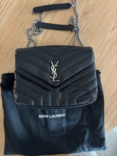 Yves Saint Laurent Black Leather Handbag