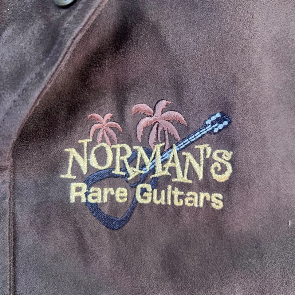 Men's Vintage Weatherproof Suede Zip Up Jacket Coat Size Medium Brown - Image 2 of 4