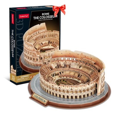 CubicFun 3D Puzzles for Adults Kids New Version Italy Rome Colosseum Jigsaw P...