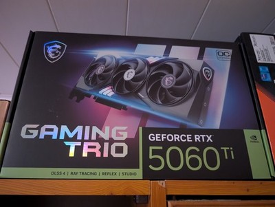 MSI NVIDIA GeForce RTX 5060 TI 8g Gaming x Trio Grafikkarte OC GDDR7 NEU OVP