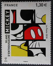 Timbre - FRANCE - MICKEY - 2018 - Neuf ** - YT5259