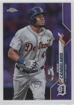 2020 Topps Chrome Purple Refractor 7/299 Jeimer Candelario #19 17f8