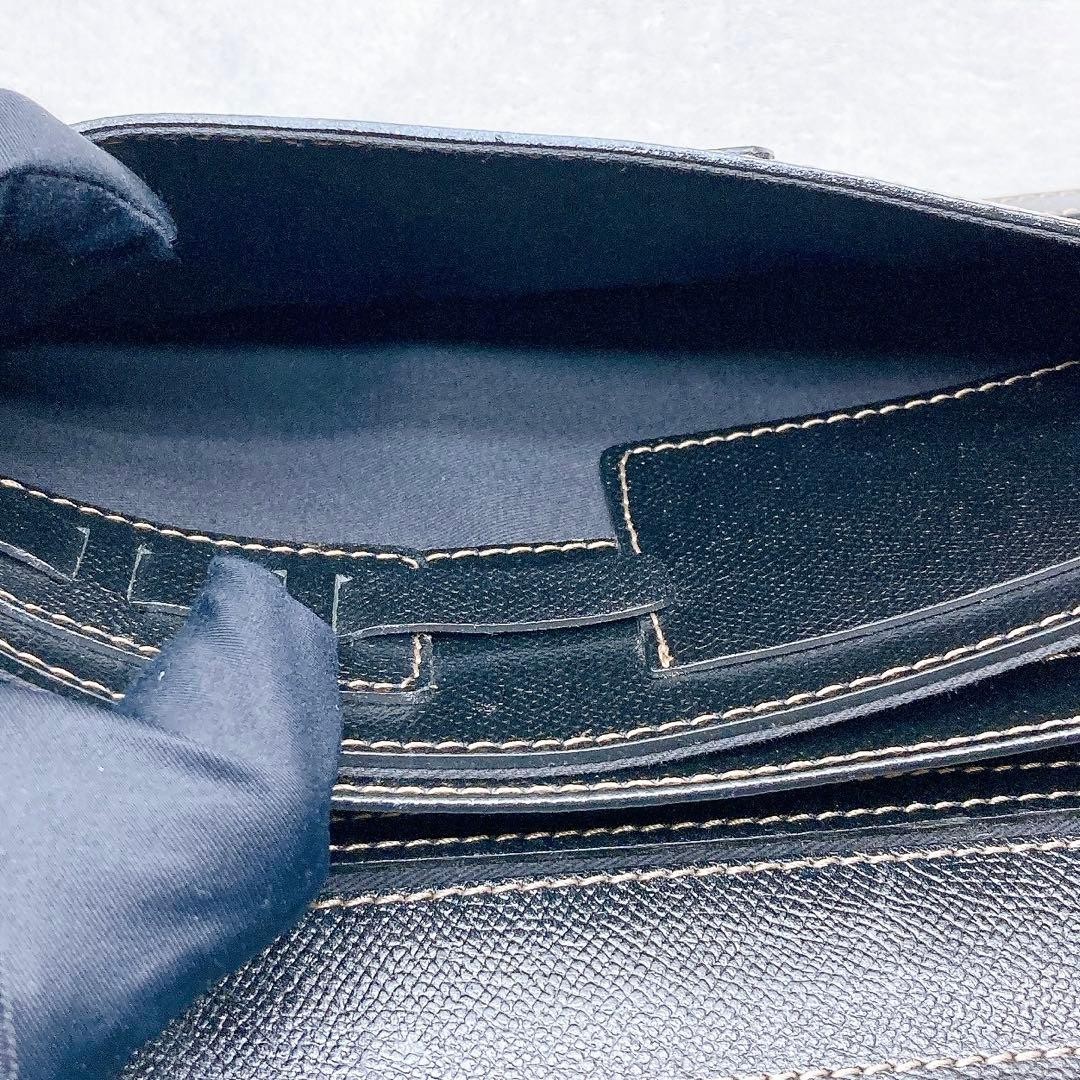 GIVENCHY Clutch Bag Black Logo Leather thumbnail 8