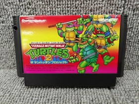KONAMI Teenage Mutant Ninja Turtles 2 Famicom Japanese Ver.