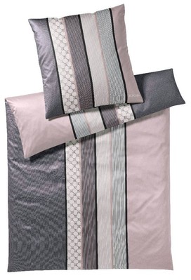 Joop Bettwäsche Cornflower Stripes 135x200 cm Deep Rose