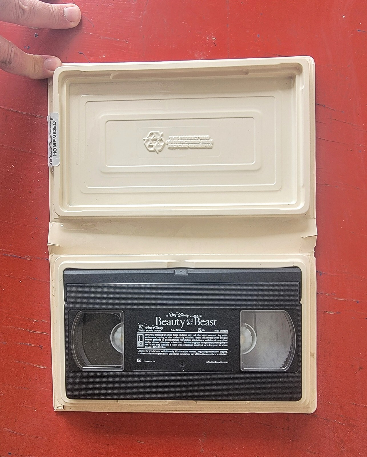 Beauty and The Beast (VHS, 1992, Black Diamond Classic) Disney VCR