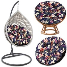 Papasan Sitzkissen 100 cm für Outdoor Hängesessel Rattanmöbel Garten Rund