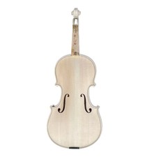 1pcs 4/4 Violin Unfinished Flame Maple Spruce wood Unglue Violin Top Back