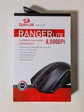 BNIB Redragon RANGER Lite Gaming Mouse 2.4G Wireless/Wired M910-KS