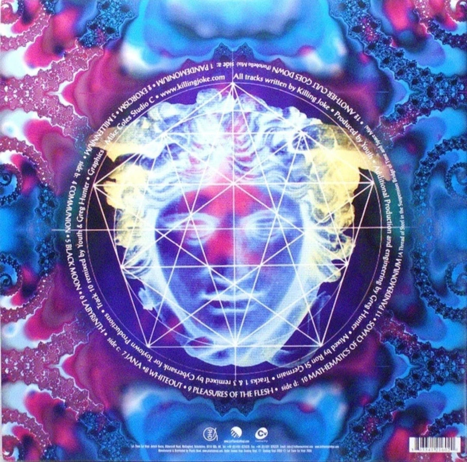 Killing Joke Pandemonium (Vinyl) 12" Album Coloured Vinyl - Image 2 of 2