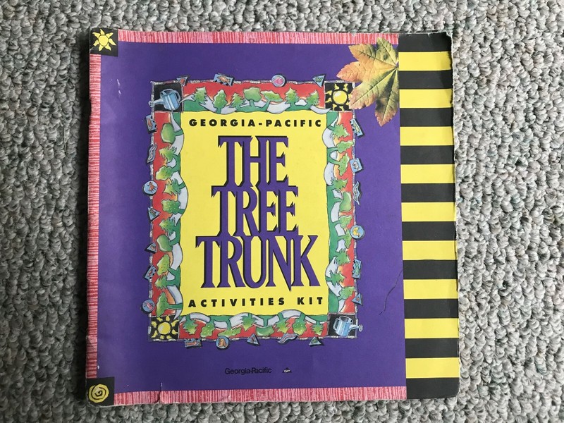 Vintage Georgia-Pacific Advertising - The Tree Trunk Activities Kit Book