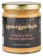 Haus Barhyte Champagner & Honig Senf (9oz.) - 12er PACK