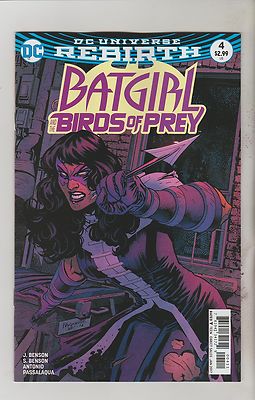 DC COMICS BATGIRL & BIRDS OF PREY #4 JANUARY 2017 REBIRTH 1ST PRINT NM